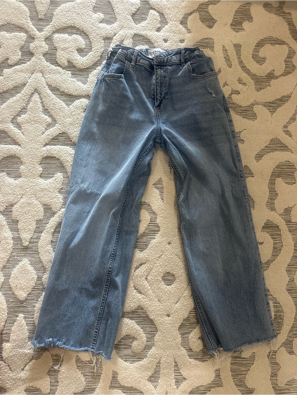 abercrombie kids light blue denim jeans